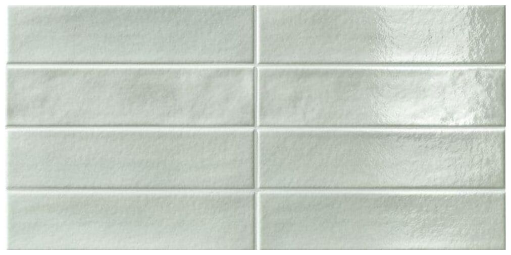 Delconca Ghiaccioli GH3 Lattementa Brick płytka ścienna 6x25 - zielona płytka w kształcie cegiełki