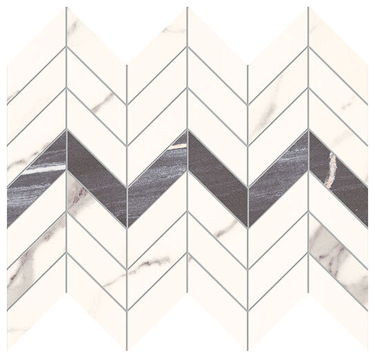 domino bonella white mozaika 24.6x29.8 