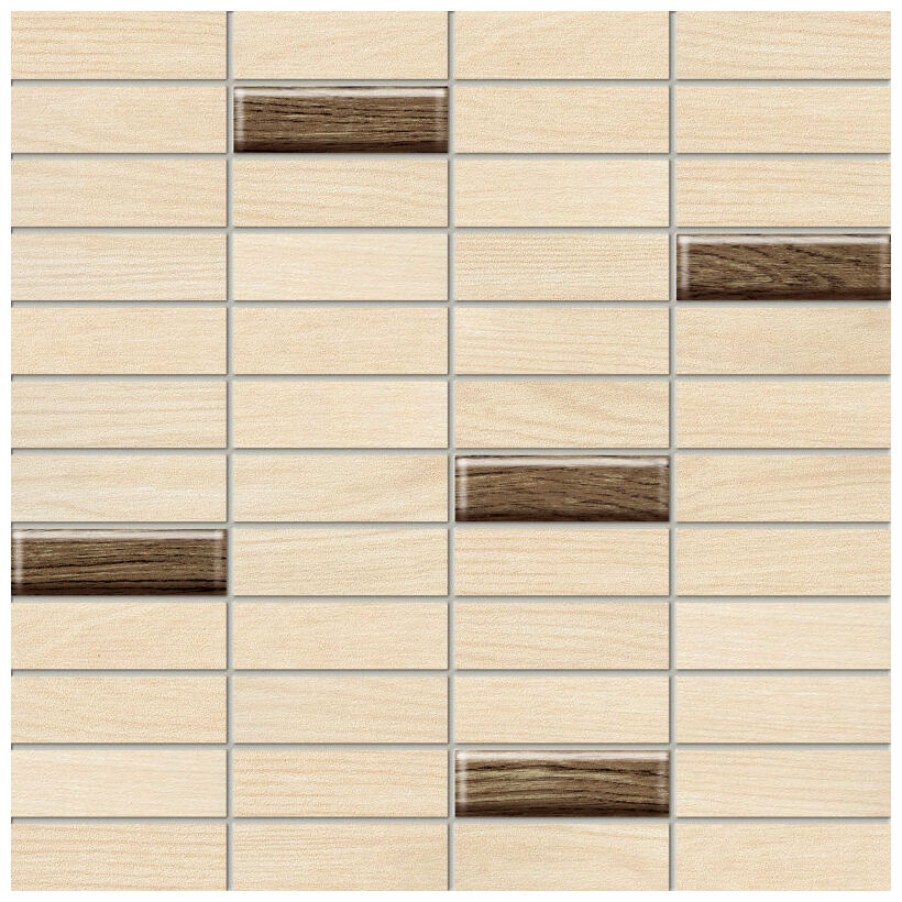 domino moringa beige glass mozaika 29.8x29.8 - zdjęcie główne