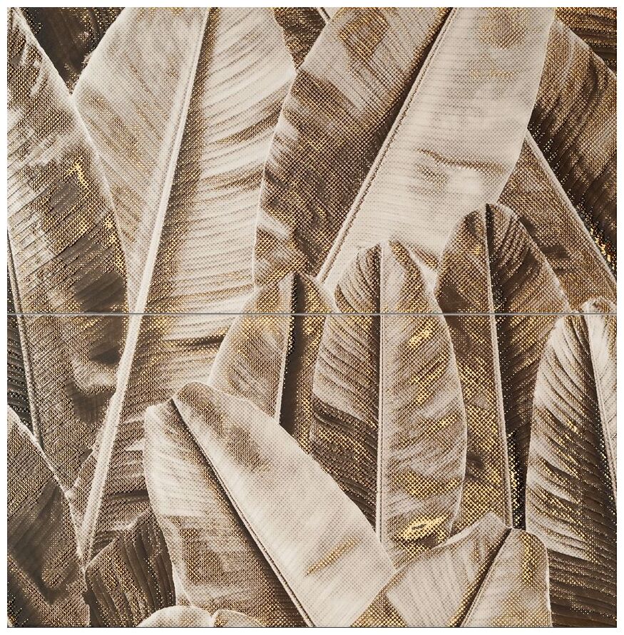 Domino Pietra Aurea Leaves 2-Elementowy dekor 60.8x61.8