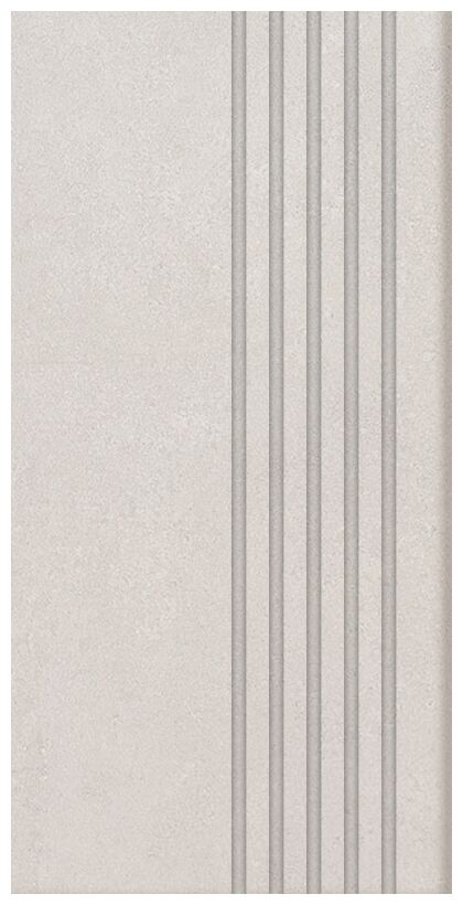 domino entina grey stopnica mat rektyfikowana 29.8x59.8x0.9 - zdjęcie główne