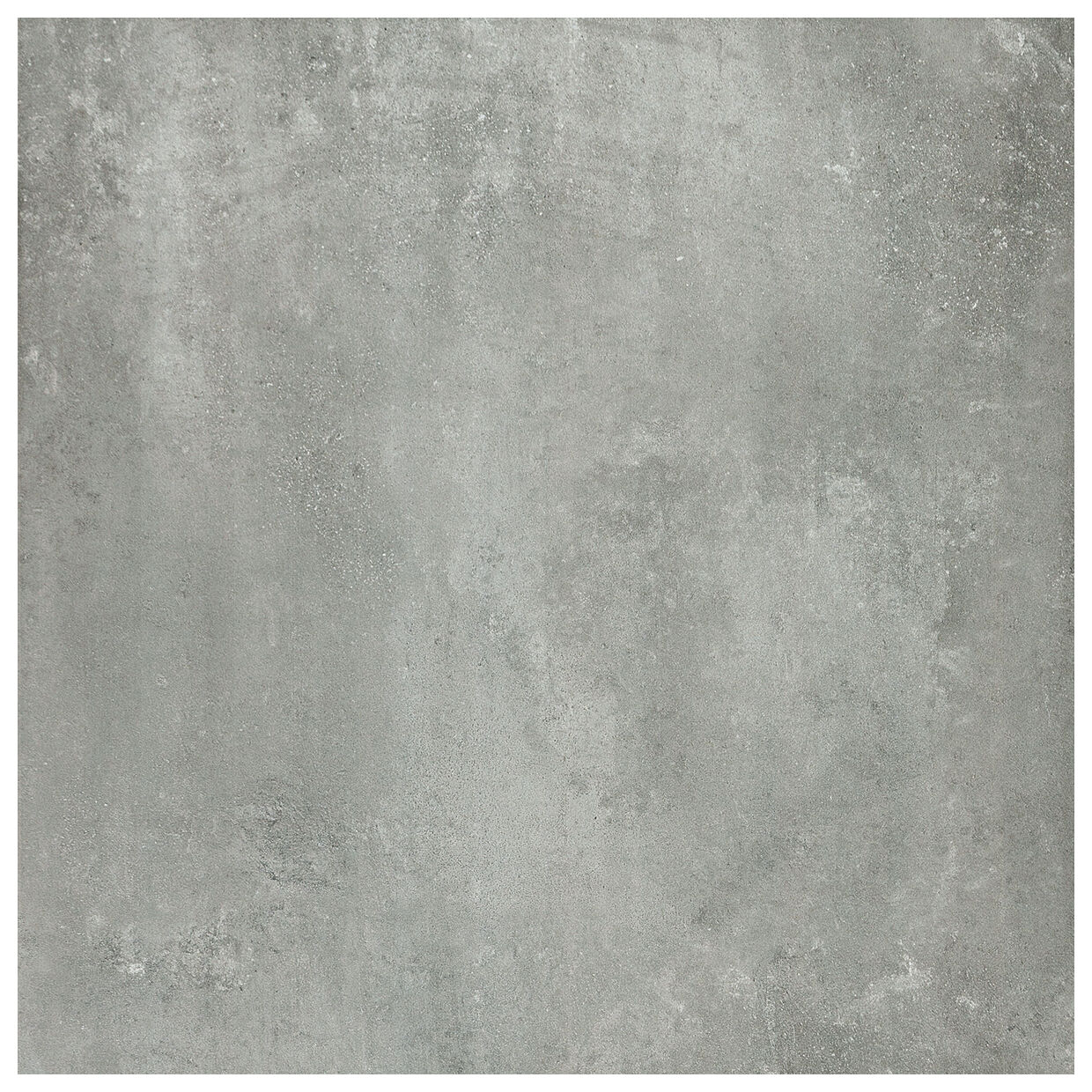 Szara płytka Minimal Grafit o strukturze cementu i matowym wykończeniu 44,8x44,8 cm