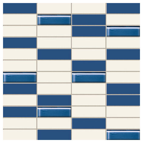 domino joy niebieska glass mozaika prostokątna 29.8x29.8 - zdjęcie główne