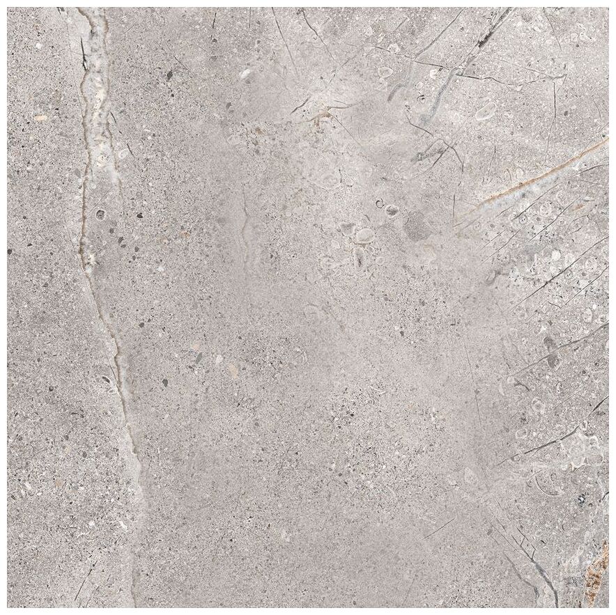 Domino Oxide Grey STR gres mat rektyfikowany 59.8x59.8x0.8 - szary gres kamieniopodobny