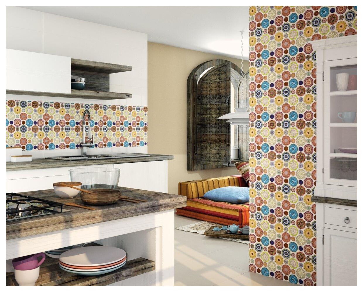 dune mandala mozaika 28x28 (186922) - zdjęcie nr: 2