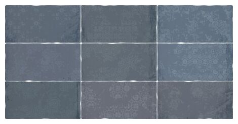 dune barro navy dekor 12.5x25 (187806) - zdjęcie nr: 2