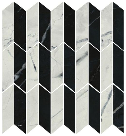 dune black&light calacatta poler mozaika 27x28 (188714) 