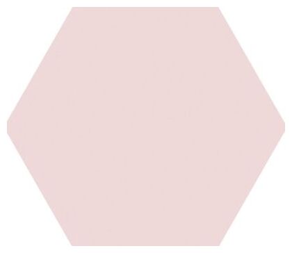 Heksagonalny gres EXA Dusty Pink w matowym odcieniu zgaszonego różu 15x17 cm