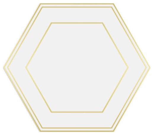dune hexaline white comb gres 21.5x25 (187998) - zdjęcie główne
