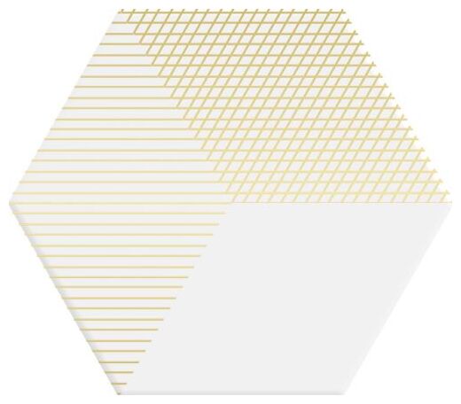 dune hexaline white mix gres 21.5x25 (188002) - zdjęcie główne