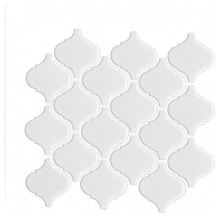 dunin mini arabesco white mozaika ścienna 25x27.6 - zdjęcie główne