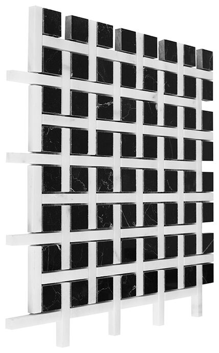 dunin black&white pure black bw02 mozaika kamienna 30.5x30.5 - zdjęcie nr: 2