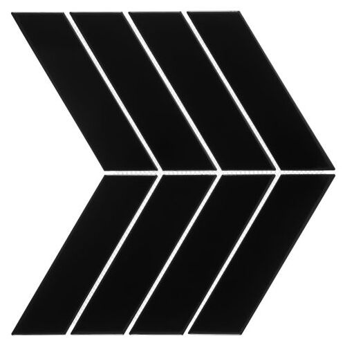 dunin royal chevron black mozaika 31.8x22.4 - zdjęcie główne
