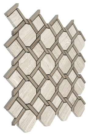 dunin woodstone grey nodum mozaika kamienna 28x28 - zdjęcie nr: 2