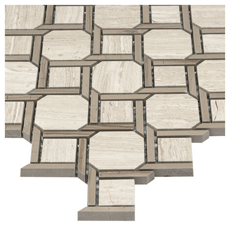 dunin woodstone grey nodum mozaika kamienna 28x28 - zdjęcie nr: 3