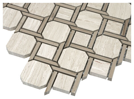 dunin woodstone grey nodum mozaika kamienna 28x28 - zdjęcie nr: 4