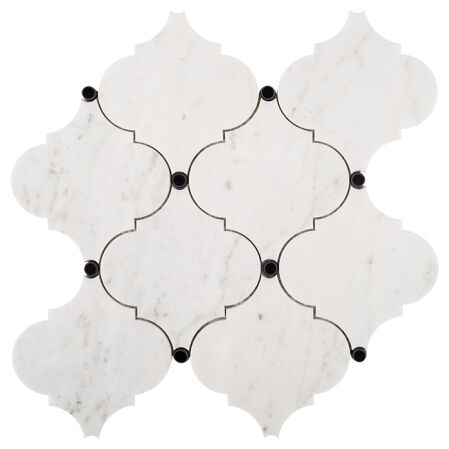 dunin carrara white hall mozaika kamienna 30x30 - zdjęcie główne