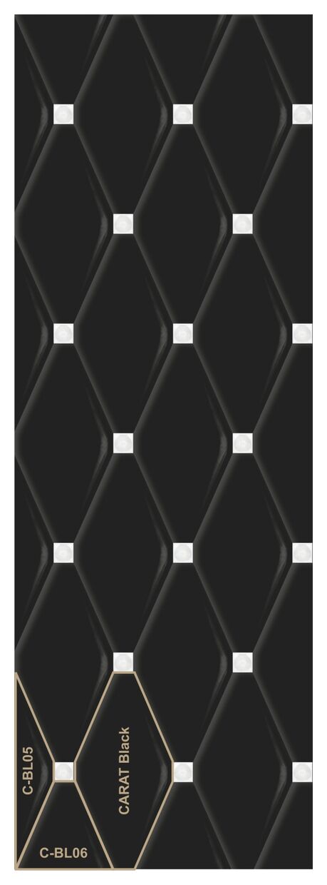 dunin carat black płytka ścienna 10x20 - zdjęcie nr: 3