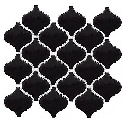 dunin mini arabesco black mozaika gresowa 25x27.6 - zdjęcie główne