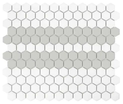 dunin mini hexagon stripe 2.a matt mozaika 26x30 