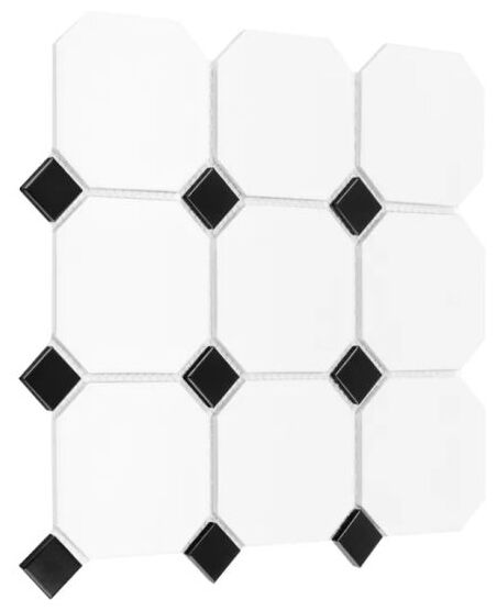 dunin octagon white 95 mozaika gresowa 29.6x29.6 - zdjęcie nr: 2