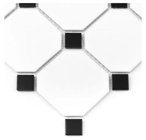 dunin octagon white 95 mozaika gresowa 29.6x29.6 - zdjęcie nr: 3