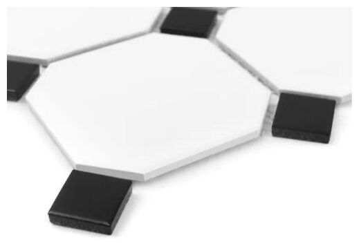 dunin octagon white 95 mozaika gresowa 29.6x29.6 - zdjęcie nr: 4