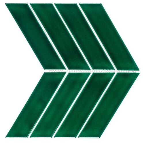 dunin royal chevron vert mozaika 31.8x22.4 - zdjęcie główne