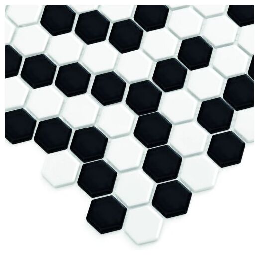 dunin mini hexagon b&w coral mozaika premium mat 26x30 - zdjęcie nr: 3