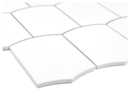 dunin arcado white matt mozaika gresowa 25.6x29.2 - zdjęcie nr: 2