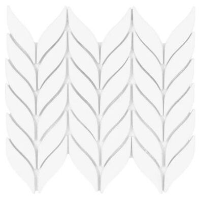 dunin bottany white matt mozaika gresowa 22.5x26.5 - zdjęcie główne