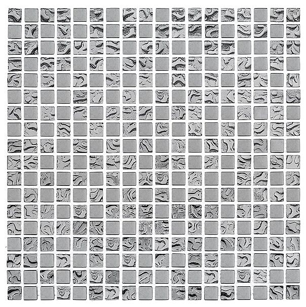 dunin dd1 silver mix 15 mozaika szklana 30x30 - zdjęcie główne