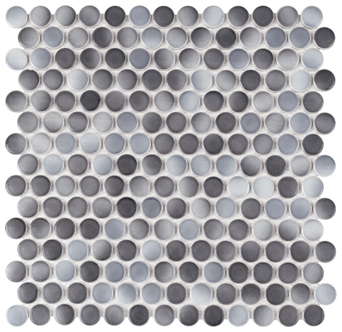 dunin miss penny grey mix mozaika gresowa glazurowana 27.2x27.4x0.8 - zdjęcie główne