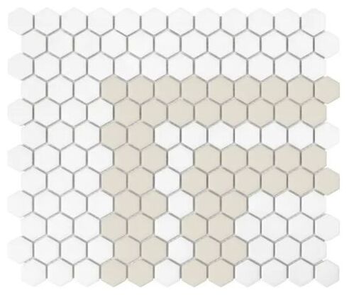 dunin mini hexagon stripe 2.3.c matt mozaika 26x30 - zdjęcie główne