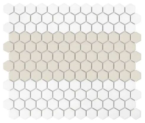 dunin mini hexagon stripe 1.c matt mozaika 26x30 - zdjęcie główne