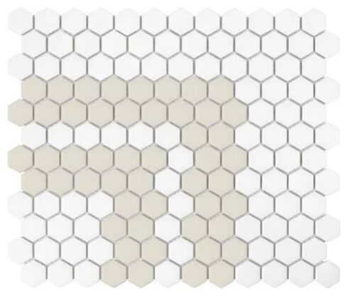 dunin mini hexagon stripe 2.2.c matt mozaika 26x30 - zdjęcie główne