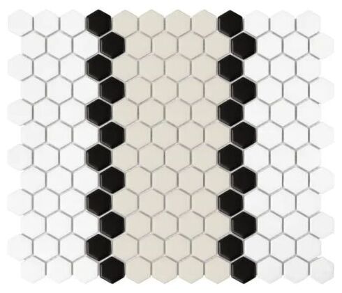 dunin mini hexagon stripe 3.1.b matt mozaika 26x30 - zdjęcie główne