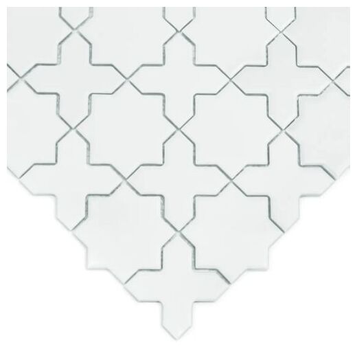 dunin star&cross white matt mozaika 30.2x30.2 - zdjęcie główne