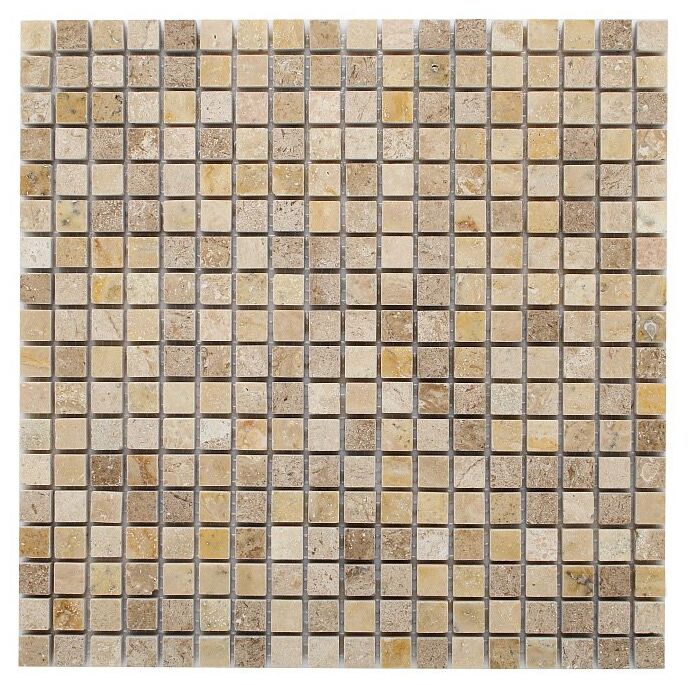 dunin travertine cream 15 mozaika kamienna 30.5x30.5 - zdjęcie główne