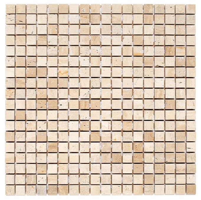 dunin travertine white 15 mozaika kamienna 30.5x30.5 - zdjęcie główne