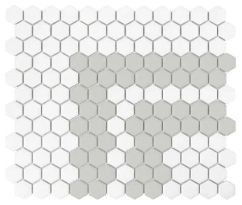 dunin mini hexagon stripe 2.3.a matt mozaika 26x30 - zdjęcie główne