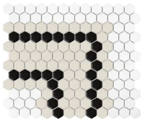 dunin mini hexagon stripe 5.2.c matt mozaika 26x30 - zdjęcie główne