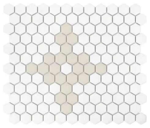 dunin mini hexagon floret matt mozaika 26x30 - zdjęcie główne