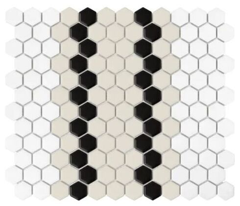 dunin mini hexagon stripe 5.1.c matt mozaika 26x30 - zdjęcie główne