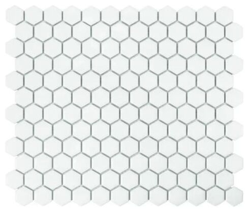 dunin mini hexagon white matt mozaika 26x30 - zdjęcie nr: 2