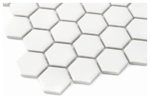 dunin mini hexagon white matt mozaika 26x30 - zdjęcie nr: 3