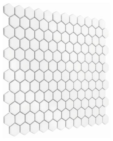 dunin mini hexagon white matt mozaika 26x30 - zdjęcie nr: 4