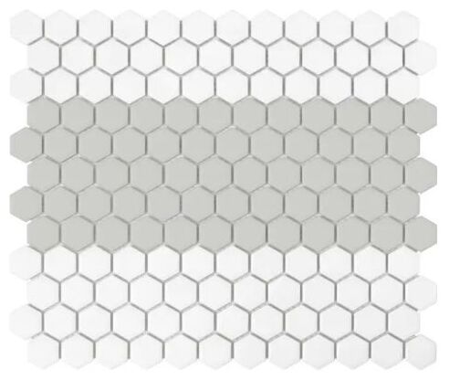 dunin mini hexagon stripe 1.a matt mozaika 26x30 - zdjęcie główne
