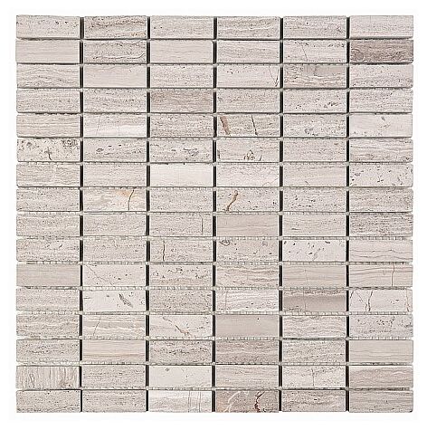 dunin woodstone grey block 48 mozaika kamienna 30.5x30.5 - zdjęcie główne