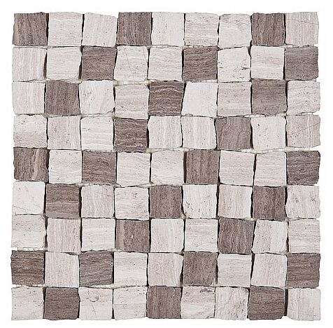 dunin woodstone grey bend 32 matt mozaika kamienna 30.5x30.5 - zdjęcie główne